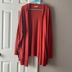 2X terra and sky orange sweater